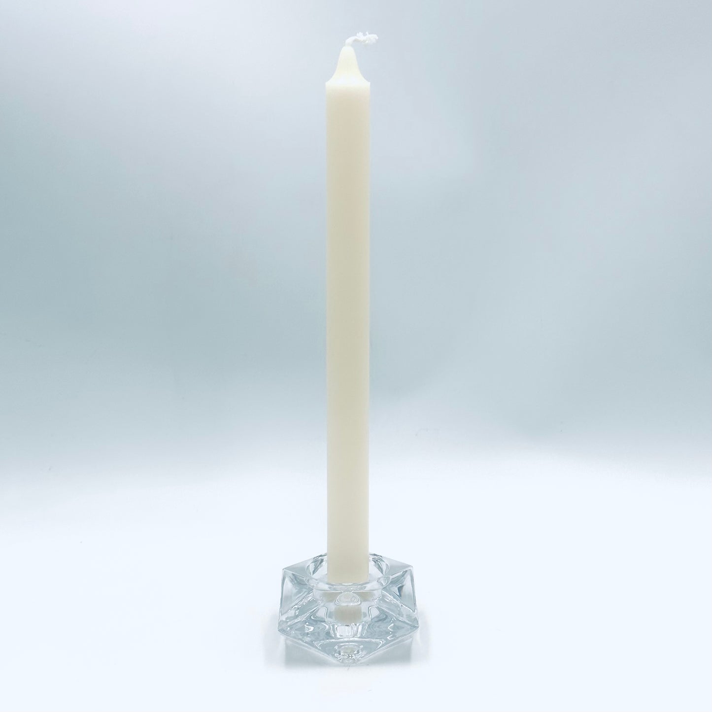 Galda svece ⌀ 2x30 cm, bēša (ivory)