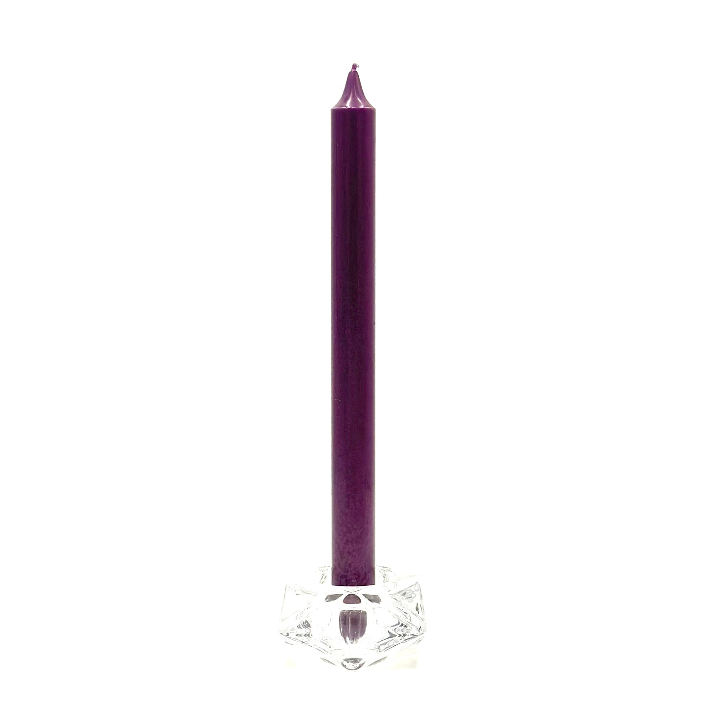 Galda svece, ⌀ 2x28 cm, tumši violeta