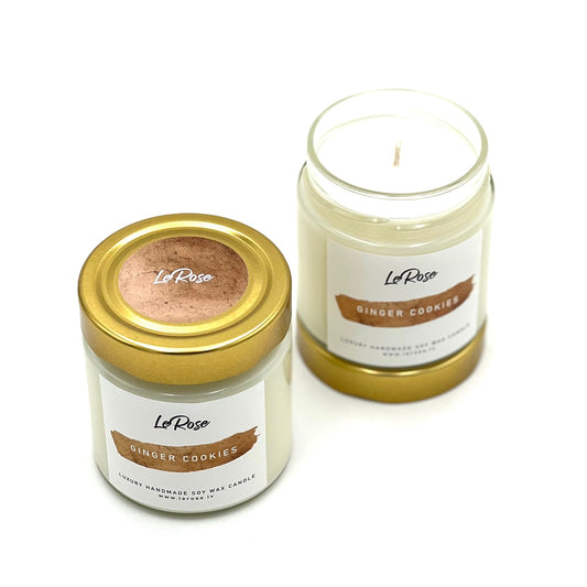 Soy wax candle "LeRose Ginger Cookies", 40h