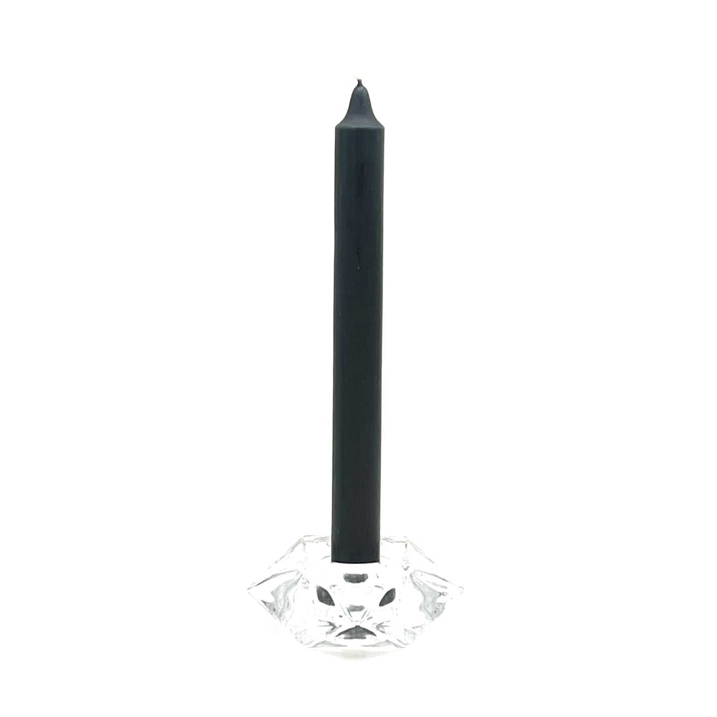 Galda svece ⌀ 2x24 cm, zili melna