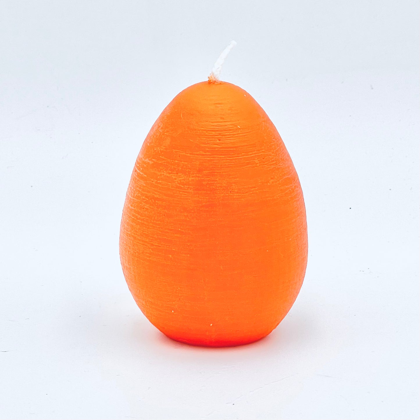 Dizaina svece Lieldienu ola, no sojas vaska, oranža