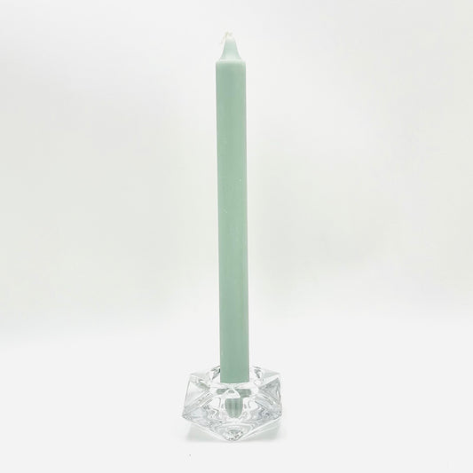 Galda svece,  ⌀ 2x28 cm, viegli zaļgana(mint)