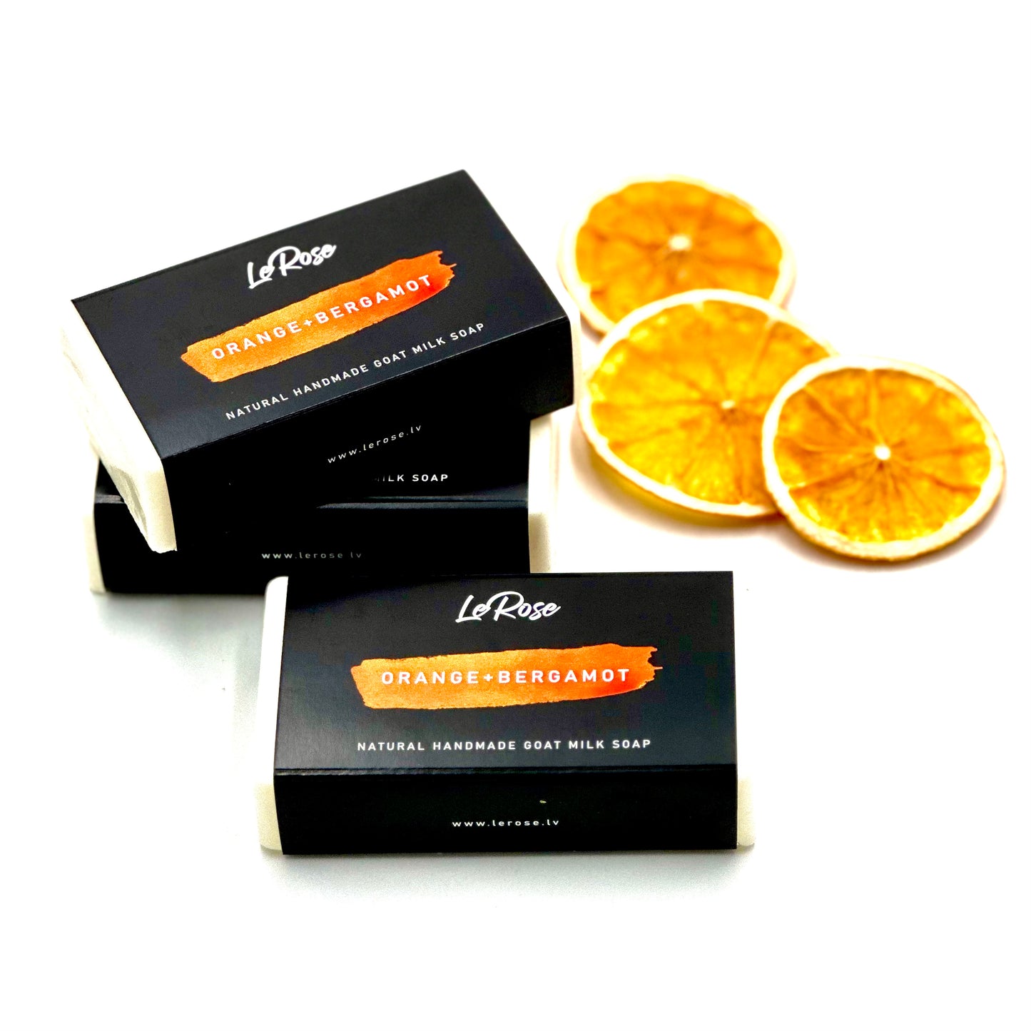 “LeRose” kazas piena ziepes, apelsīna - bergamota