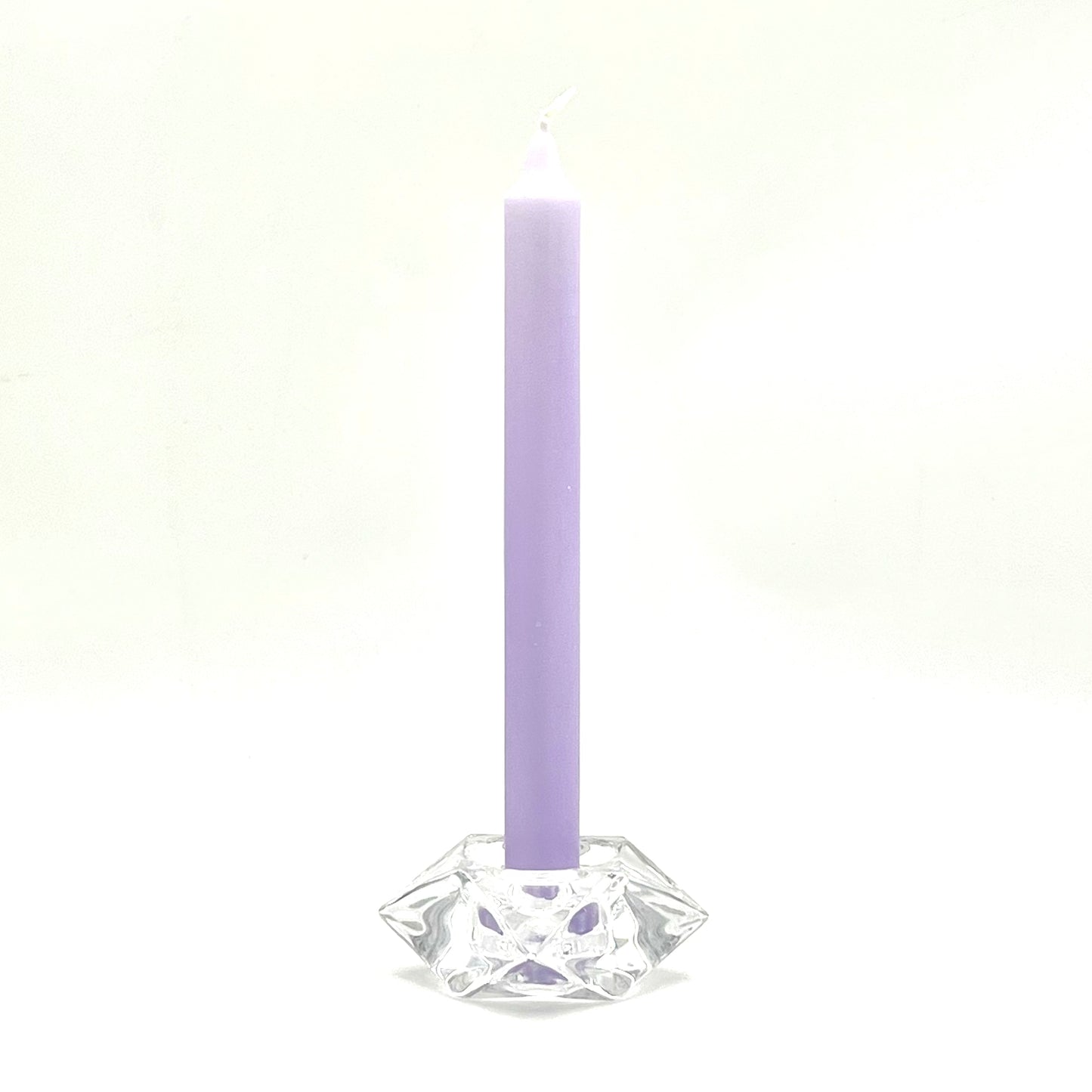 Galda svece ⌀ 2x24 cm, gaiši violets