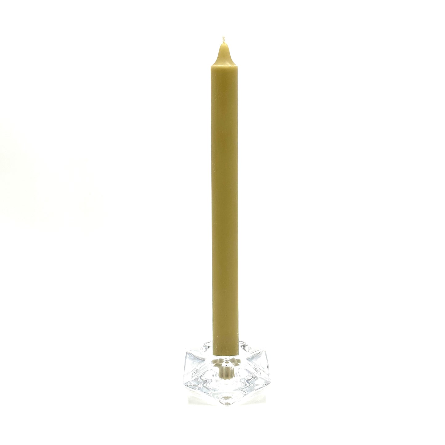 Galda svece ⌀ 2x28cm, olīvzaļa