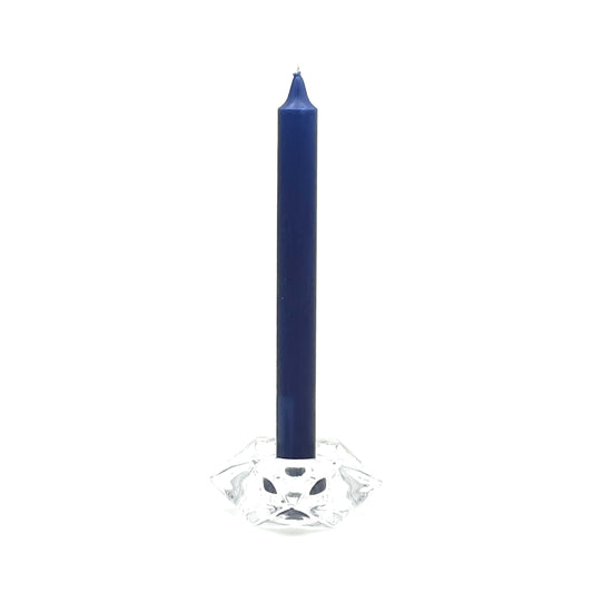 Galda svece ⌀ 2x24cm, zila