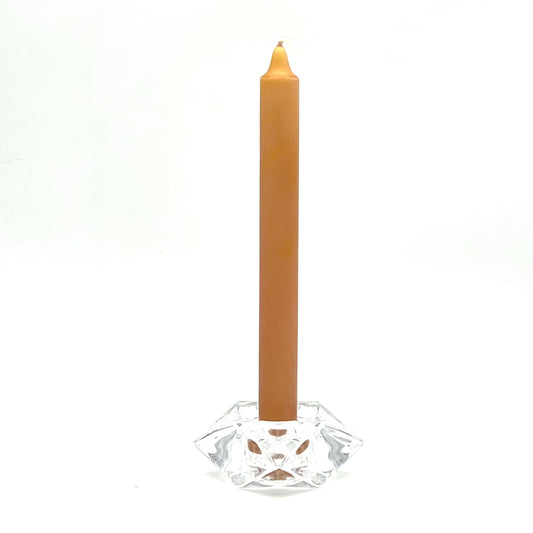 Свеча столовая, Ø 2x28 см, горчичная