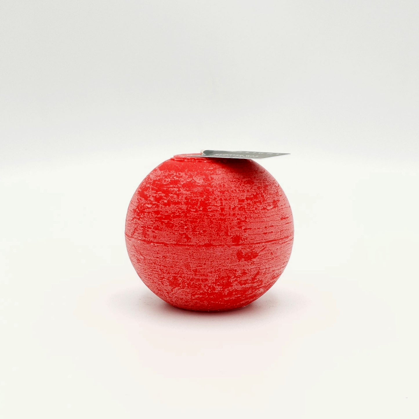 "Homelight" rapšu vaska svece bumba ⌀ 8 cm, sarkana