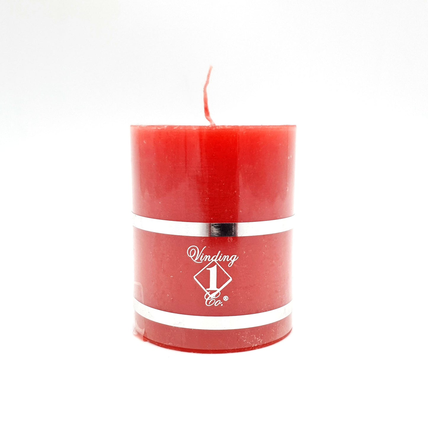 Svece cilindrs "Vinding" ⌀ 7x8.5 cm, sarkana
