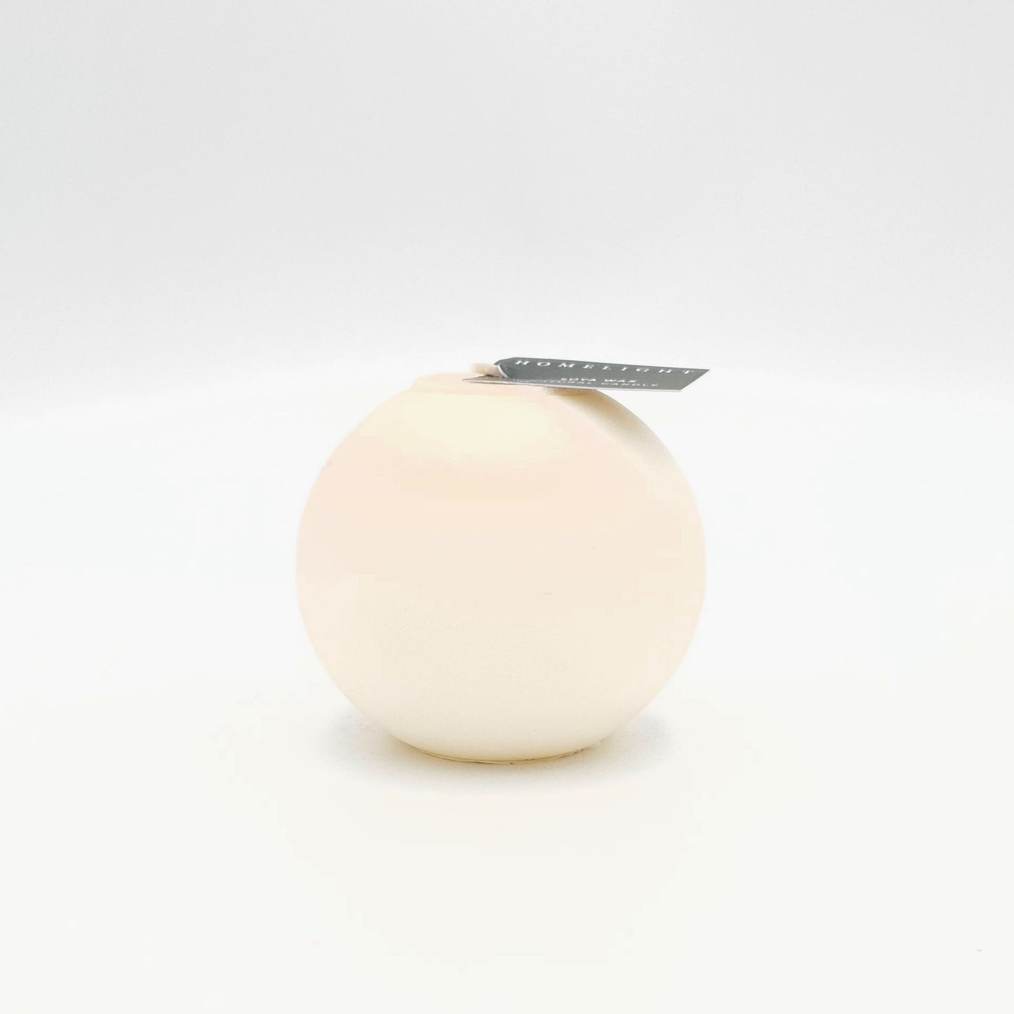 "Homelight" sojas vaska svece bumba ⌀ 8 cm, bēša